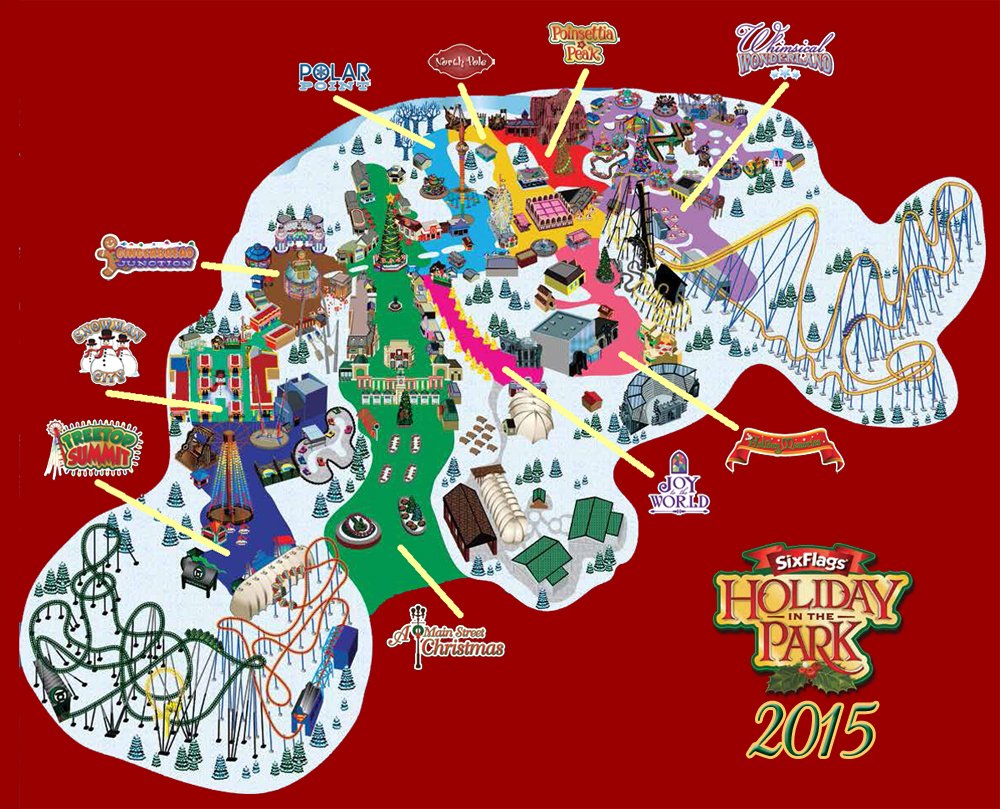 Holiday in the Park 2015 At Six Flags Great Adventure